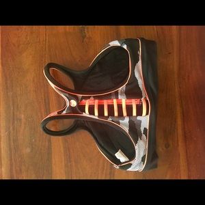 Trina Turk camo sports bra, small